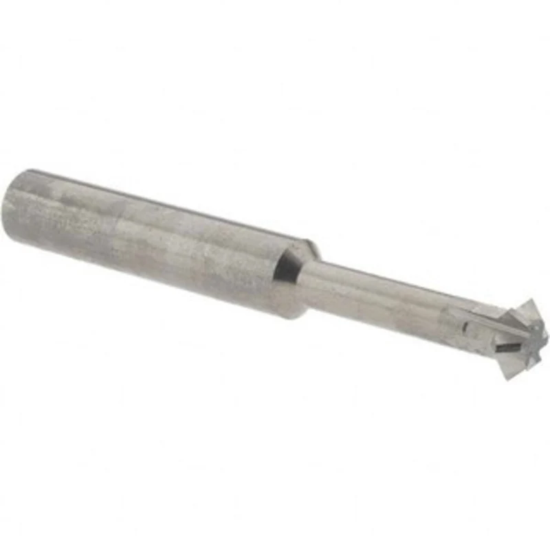Accupro 5/16 5/16 Cut Diam, 1/8 Cut Width, 5/16 Shank, Solid Carbide Double-Angle Cutter Uncoated, 6 Teeth, 2-1/2 OAL...